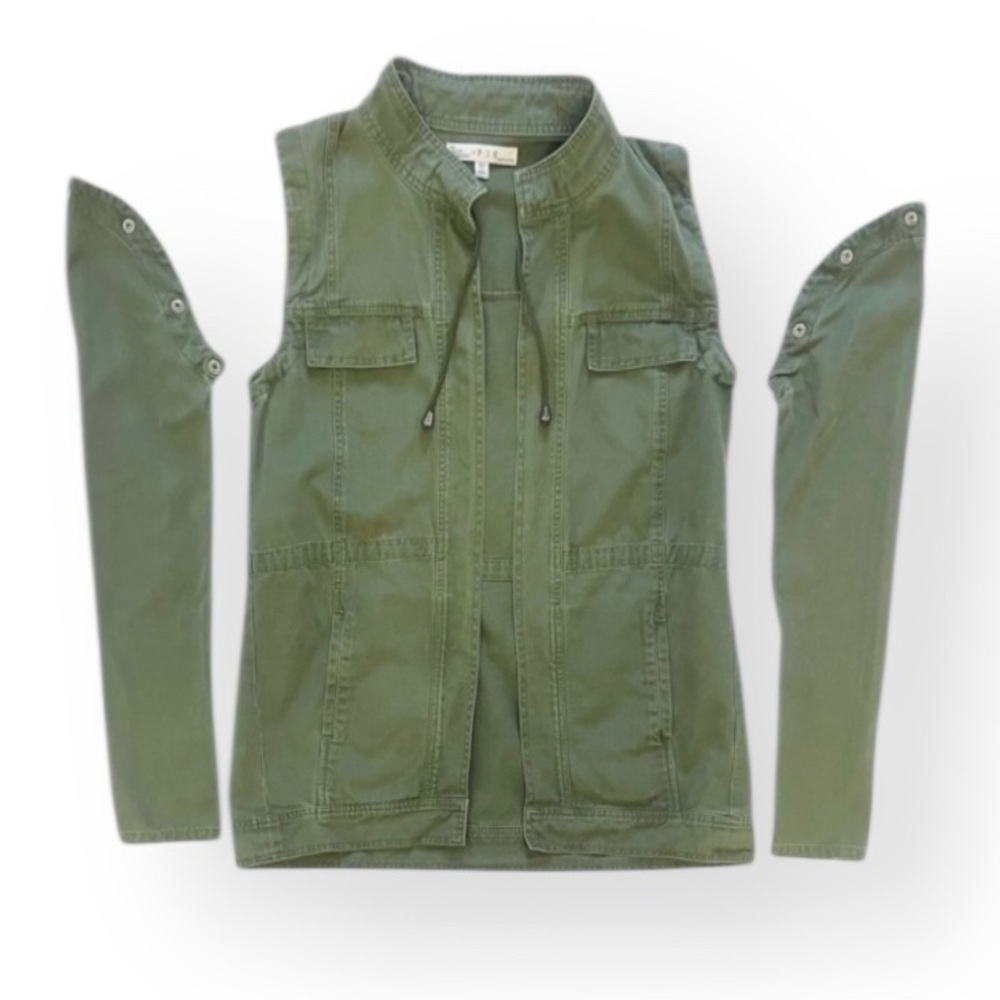 PJK Patterson J Kincaid Military Canvas Field Jacket Army Utility Vest xsmall